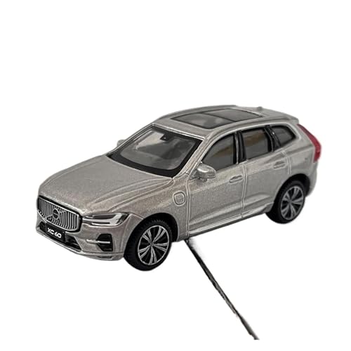 1:64 für Volvo Xc90 Schwarz Druckguss Legierung Auto Modell Sammlung Enthusiasten Ornament Display(Grey 1) von TQMEAD
