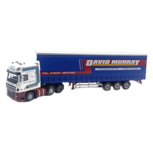 1:76 for David Murray DAF105 Heavy Duty Truck Container Truck Auto Modell Simulation Legierung Sammler Spielzeug Handwerk Druckguss Fahrzeuge Modell von TQMEAD
