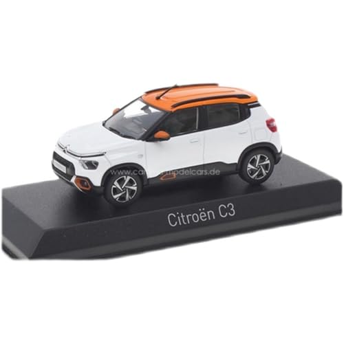 2021 Für Citroen C3 1 43 Legierungssammlung Spielzeugautomodell Druckguss Fahrzeuge Modell von TQMEAD