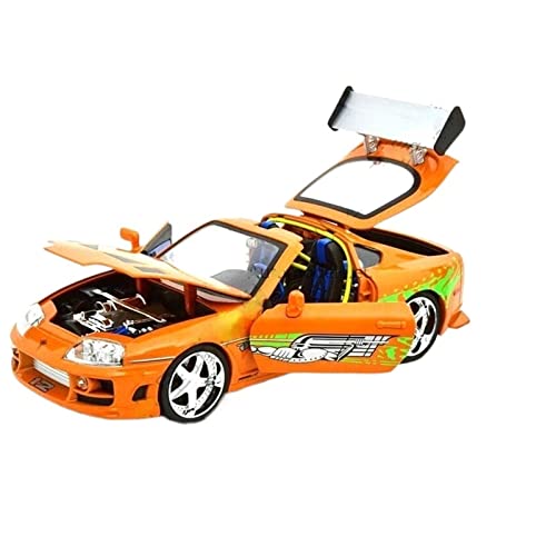 Brian 1995 Toyota Supra mit Lichtern Analog Stempelguss Metalllegierung Model Autospielzeug 1 18 Druckguss Fahrzeuge Modell(A) von TQMEAD