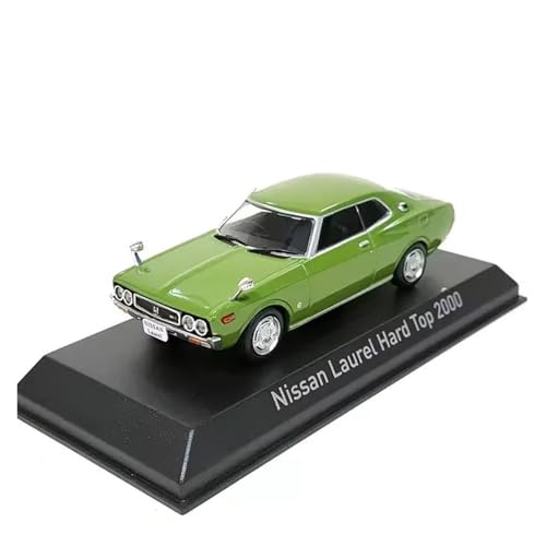 Diecast Legierung 1/43 Für Nissan Laurel Hard Top 2000 Grün Auto Modell Erwachsene Sammlung Display von TQMEAD