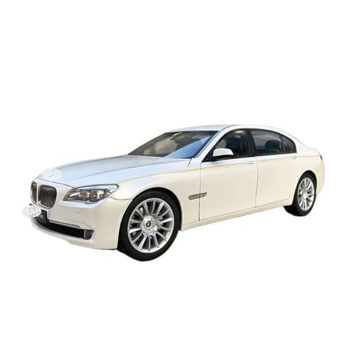 Druckguss Fahrzeuge Modell 1:18 Für BMW 760Li F02 Simulation Auto Modell Sammlung Display Home Dekoration Originalgetreue Nachbildung(White) von TQMEAD