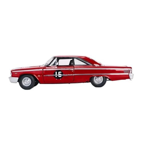 Druckguss Fahrzeuge Modell 1:18 Für Ford Galaxy 500 1963 Legierung Simulation Auto Modell Ornamente Gedenk Originalgetreue Nachbildung von TQMEAD