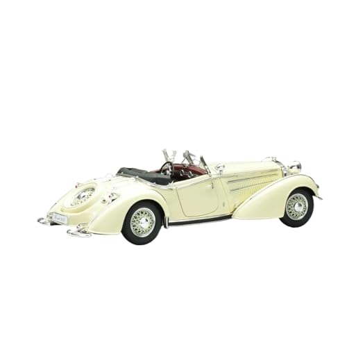Druckguss Fahrzeuge Modell 1:18 Für Horch 855 Roadster Simulation Legierung Auto Modell Statische Ornamente Sammlung Souvenir Originalgetreue Nachbildung(Beige) von TQMEAD