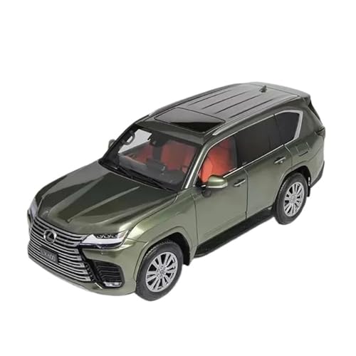 Druckguss Fahrzeuge Modell 1:18 Für Lexus LX600 SUV Simulation Legierung Auto Modell Dekoration Ornamente Originalgetreue Nachbildung(Green) von TQMEAD