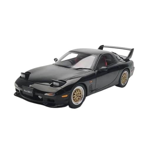 Druckguss Fahrzeuge Modell 1:18 Für Mazda Rx-7 Simulation Legierung Auto Modell Statische Ornamente Sammlung Souvenir Originalgetreue Nachbildung(Black) von TQMEAD
