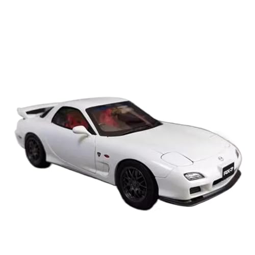 Druckguss Fahrzeuge Modell 1:18 Für Mazda Rx7 Spirit R Kann Vollständig Geöffnet Werden Simulation Legierung Auto Modell Sammlung Souvenir Originalgetreue Nachbildung(White) von TQMEAD