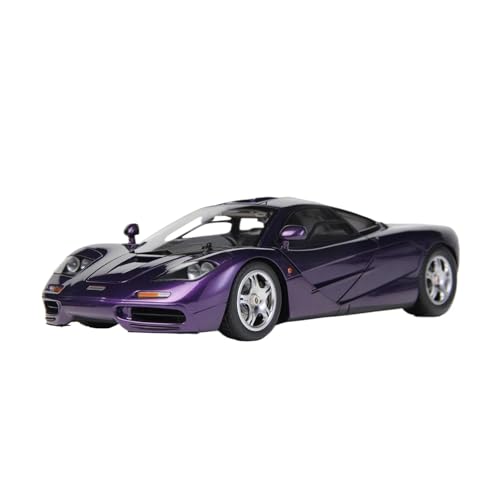 Druckguss Fahrzeuge Modell 1:18 Für McLaren F1 XP5 Lila Limited Edition Simulation Legierung Sportwagenmodell Display Custom Souvenir Originalgetreue Nachbildung von TQMEAD