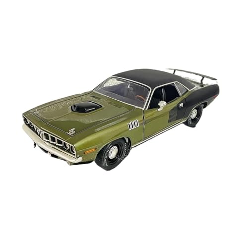 Druckguss Fahrzeuge Modell 1:18 Für Plymouth Barracuda Hemi 1971 Simulation Legierung Auto Modell Sammlung Souvenir Originalgetreue Nachbildung von TQMEAD