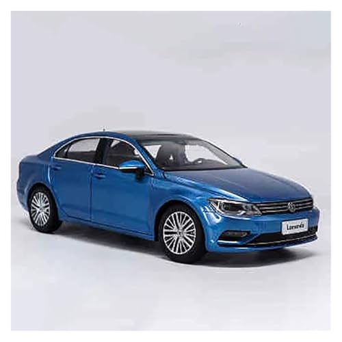 Druckguss Fahrzeuge Modell 1:18 Für SAIC Lamando Druckguss-Legierung Automodell Statische Fertige Ornamente Originalgetreue Nachbildung(Blue) von TQMEAD