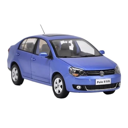 Druckguss Fahrzeuge Modell 1:18 Für Shanghai Polo Druckguss Legierung Auto Modell Statische Fertig Ornamente Originalgetreue Nachbildung(Blue) von TQMEAD