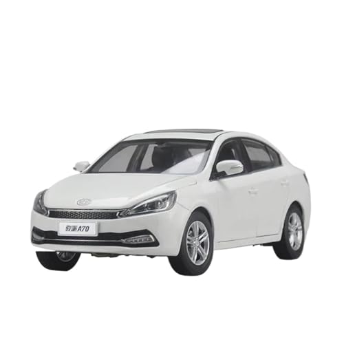 Druckguss Fahrzeuge Modell 1:18 Für Tianjin FAW Junpai A70 Limousine Druckguss Legierung Automodell Statische Fertige Ornamente Originalgetreue Nachbildung(White) von TQMEAD