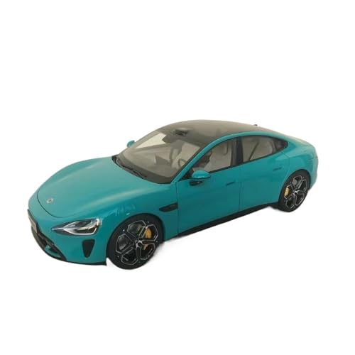 Druckguss Fahrzeuge Modell 1:18 Für Xiaomi SU7 High-End-Limousine Simulation Legierung Modell Home Dekoration Ornamente Originalgetreue Nachbildung(Blue) von TQMEAD