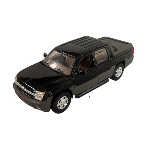Druckguss Fahrzeuge Modell 1:24 Für Chevy Avalanche Pickup Truck Legierung Automodell Statisches Sammeln Hobby Fan Originalgetreue Nachbildung(Black) von TQMEAD