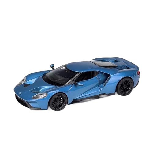 Druckguss Fahrzeuge Modell 1:24 Für Ford Gt Sportwagen Simulation Legierung Modell Sammlung Display Home Dekoration Originalgetreue Nachbildung(Blue) von TQMEAD