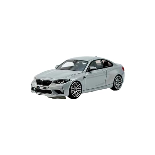 Druckguss Fahrzeuge Modell 1:64 Für BMW M2 Simulation Legierung Auto Modell Display Custom Souvenir Originalgetreue Nachbildung(Silver) von TQMEAD