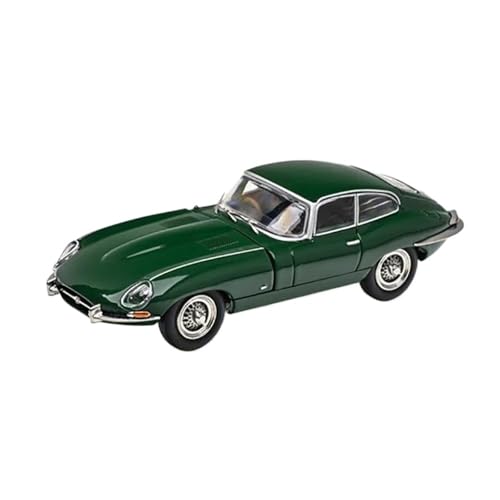 Druckguss Fahrzeuge Modell 1:64 Für Jaguar E-Type Oldtimer-Simulation Legierung Modell Home Dekoration Metall Ornamente Originalgetreue Nachbildung(Green) von TQMEAD