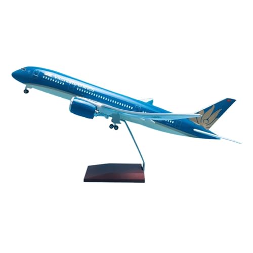 Flugzeug kleine Repliken 1 130 Für Boeing B787-9 Vietnam Airlines Flugzeugmodell 43 cm Mit Rädern Und LED-Leuchten Geschenkset Fertigmodelle von TQMEAD