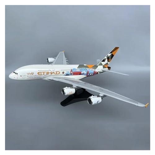 Flugzeug kleine Repliken 1 200 Für XX2435 Etihad 380 A380 Flugzeugmodell Maßstab Druckgusslegierung Flugzeug Display Geschenk Fertigmodelle von TQMEAD
