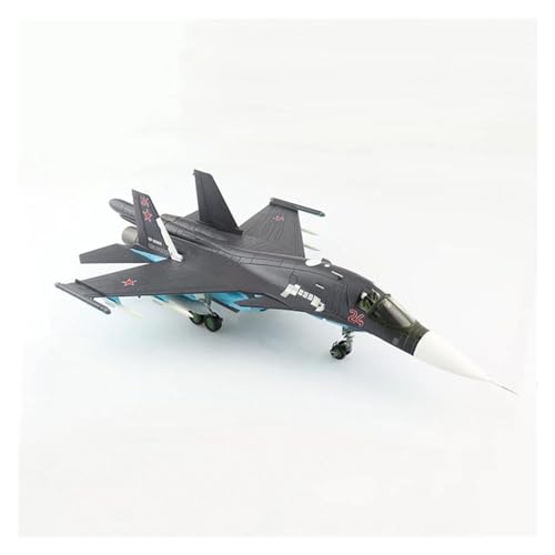 Flugzeug kleine Repliken 1 72 Für Die Russische Luftwaffe Su-34 Jagdbomber Metallangriffsflugzeug Militärmodell Statische Darstellung Fertigmodelle von TQMEAD
