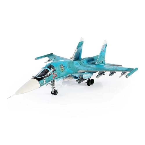 Flugzeug kleine Repliken 1 72 Für Russische SU34 Su-34 Jagdbomber Modell Maßstab Druckguss Legierung Flugzeug Display Geschenk Fertigmodelle von TQMEAD