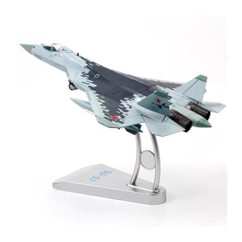 Flugzeug kleine Repliken 1 72 Für Su-57 Tarnkappenjäger Militärflugzeug Modell Legierung Simulation Ornamente Sammlung Geschenk Fertigmodelle von TQMEAD