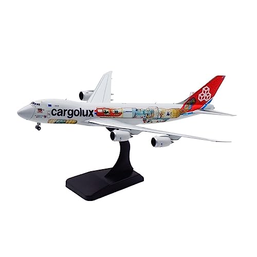 Flugzeug kleine Repliken 1: 400 Für B747-8F Metalldruckgusslegierung Simulation Maßstab Flugzeugmodell Fertige Ornamente Erwachsene Geschenke Fertigmodelle von TQMEAD