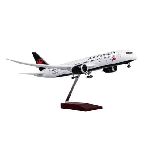 Flugzeug kleine Repliken 1:130 Für Canada Dreamliner B787 Harzflugzeugmodell Mit Lichtern Und Rädern Für Sammeln Fertigmodelle(with Light) von TQMEAD