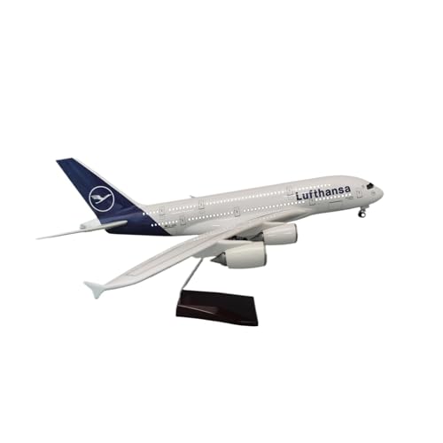 Flugzeug kleine Repliken 1:160 Für A380 Harz Druckguss Flugzeug Modell Mit LED Licht Für Sammlung Fertigmodelle(with Light) von TQMEAD