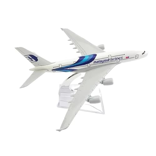 Flugzeug kleine Repliken 1:400 Für A380 Malaysia Alloy Diecast Flugzeugmodell Statische Simulation Desktop-Dekorationen Fertigmodelle von TQMEAD