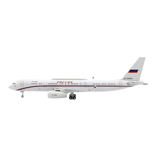 Flugzeug kleine Repliken 1:400 Für Einzigartige Neuheit Russische TU-214 RA-64522 Legierung Flugzeug Modell Multifunktionale Dekoration Fertigmodelle von TQMEAD