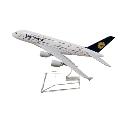 Flugzeug kleine Repliken 1:400 Für Lufthansa A380 Druckguss-Flugzeugmodell Aus Legierung Miniatur-Dekorationen Sammleredition Fertigmodelle von TQMEAD