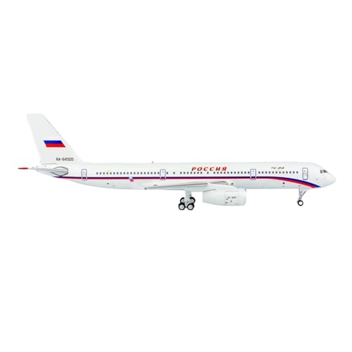 Flugzeug kleine Repliken 1:400 Für Russische Transport TU-214 Druckguss Legierung Flugzeug Modell Luftfahrt Enthusiasten Souvenirs Fertigmodelle von TQMEAD