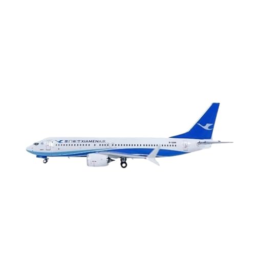 Flugzeug kleine Repliken 1:400 Für Xiamen B737MAX8 Legierung Diecast Flugzeug Modell Multifunktionale Dekoration Fertigmodelle von TQMEAD