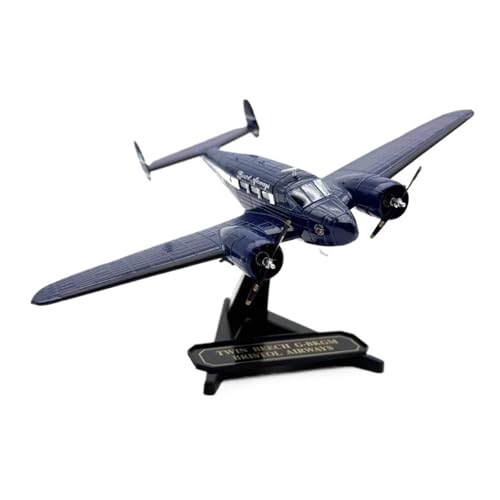 Flugzeug kleine Repliken 1:72 Für Den Zweiten Weltkrieg Twin Beech G-BKGM Legierung Flugzeugmodell Multifunktionale Dekoration Fertigmodelle von TQMEAD