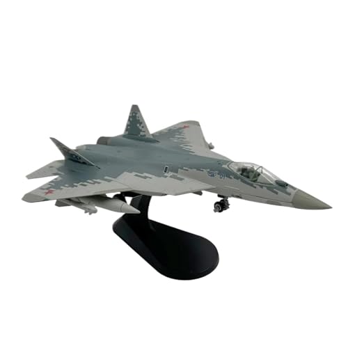 Flugzeug kleine Repliken 1:72 Für SU-57 Russland Kampf Diecast Legierung Modell Büro Dekoration Simulation Dekorationen Fertigmodelle von TQMEAD