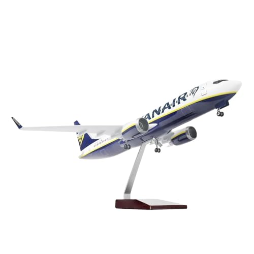 Flugzeug kleine Repliken 1:85 Für B737-800 Harz-Druckguss-Flugzeugmodell Mit Leichter Miniatur-Bürodekoration Fertigmodelle von TQMEAD