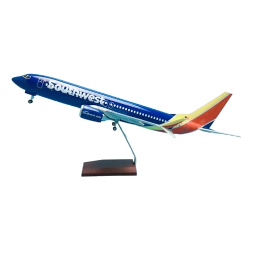 Flugzeug kleine Repliken 1:85 Für B737max8 ABS Druckguss Flugzeug Modell Mit Rädern & Led Licht Sammler Souvenir Fertigmodelle von TQMEAD