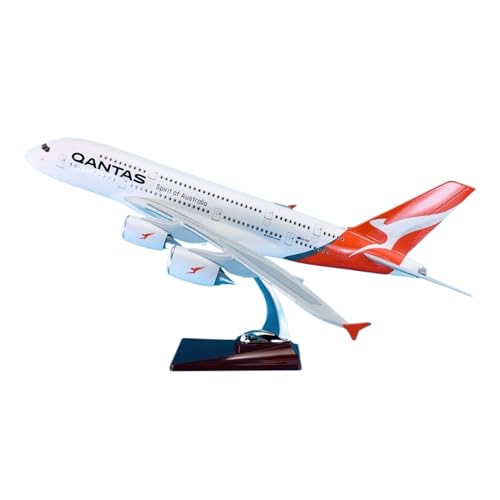 Flugzeug kleine Repliken 46 cm Großes Flugzeug Aus Druckgusslegierung Für A380 Qantas, Statisches Replika-Flugzeugmodell Im Maßstab 1 160 Fertigmodelle von TQMEAD
