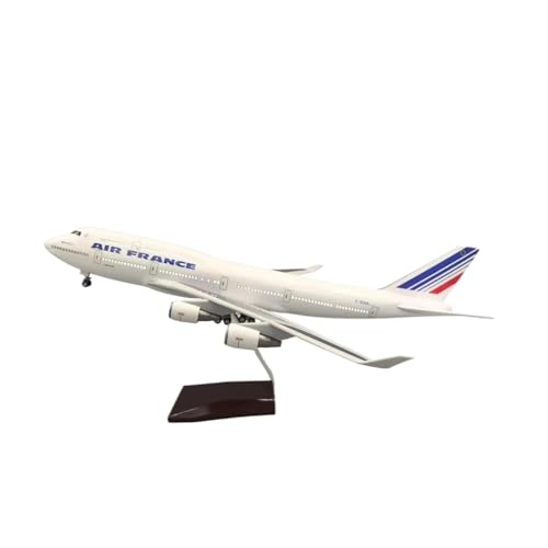 Flugzeug kleine Repliken 47 cm Für B747 Frankreich Harz Druckguss Flugzeug Modell Für Sammlung Fertigmodelle(No Light) von TQMEAD