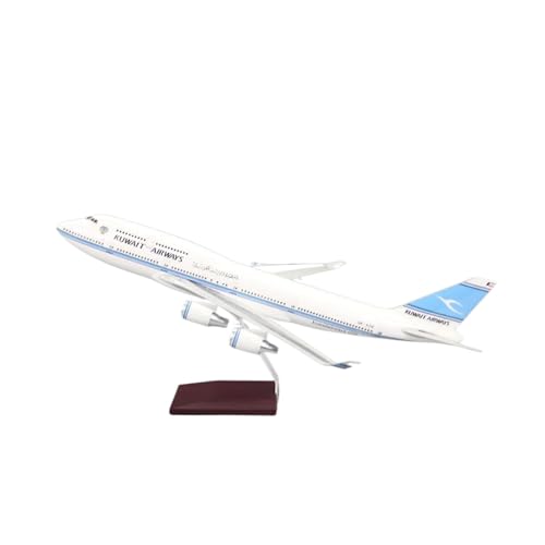 Flugzeug kleine Repliken 47CM Für Kuwait Airways B747 Diecast Harz Flugzeug Modell Luftfahrt Souvenirs Fertigmodelle von TQMEAD