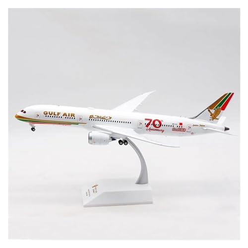 Flugzeug kleine Repliken Modell Im Maßstab 1 200 Für Gulf Air Airliner B787-9 A9C-FG 70 Jubiläumsflugzeug Druckgusslegierung Flugzeugkollektion Fertigmodelle von TQMEAD