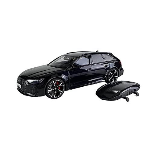Für Audi RS6 C8 2020 Harzsimulation Automodell Geschenk Sammlerstück Dekoration Display Druckguss Fahrzeuge Modell von TQMEAD
