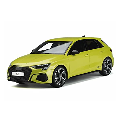 Für Audi S3 2020 1 18 Viertüriges Kunstharz Limitiertes Automodell Sammlerstück Dekoration Display Spielzeug Druckguss Fahrzeuge Modell von TQMEAD
