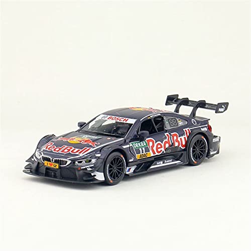 Für BMW DTM M4 Super Maßstab 1 32 Legierung Diecast Zurückziehen Elektronisches Spielzeug Mit Licht Und Musik Mini Fahrzeug Druckguss Fahrzeuge Modell(Purple) von TQMEAD