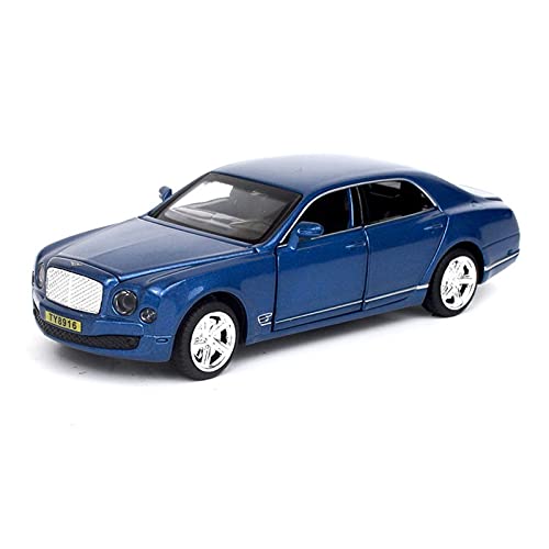Für Bentley Mulsanne 1 32 Simulation Diecast Alloy Automodell Kinderspielzeug Sammlerstücke Druckguss Fahrzeuge Modell(Blau) von TQMEAD