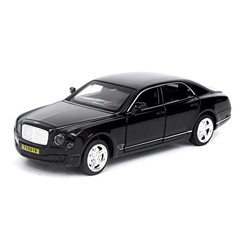 Für Bentley Mulsanne 1 32 Simulation Diecast Alloy Automodell Kinderspielzeug Sammlerstücke Druckguss Fahrzeuge Modell(Schwarz) von TQMEAD