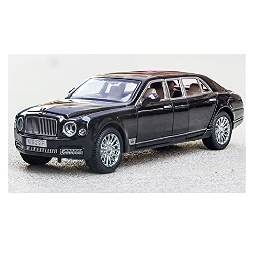 Für Bentleys Mulsanne 1 24 Simulation Diecast Alloy Automodell Kinderspielzeug Sammlerstücke Druckguss Fahrzeuge Modell(Schwarz) von TQMEAD