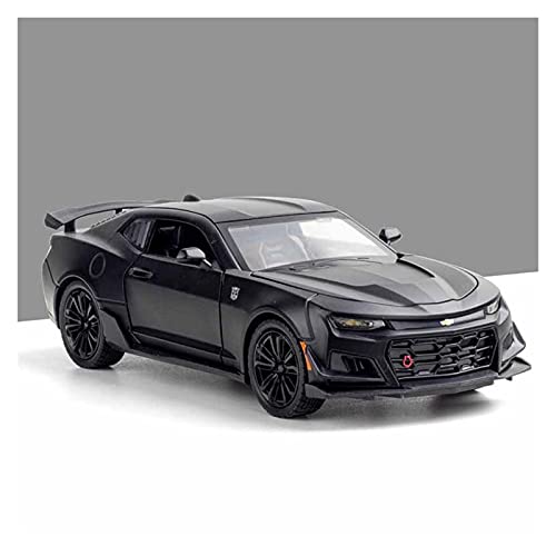 Für Chevrolet Camaro 1 24 Simulation Druckguss-Legierung Automodell Ziehen Kinder Spielzeugfahrzeug Sammlerstück Zurück Druckguss Fahrzeuge Modell(Schwarz) von TQMEAD