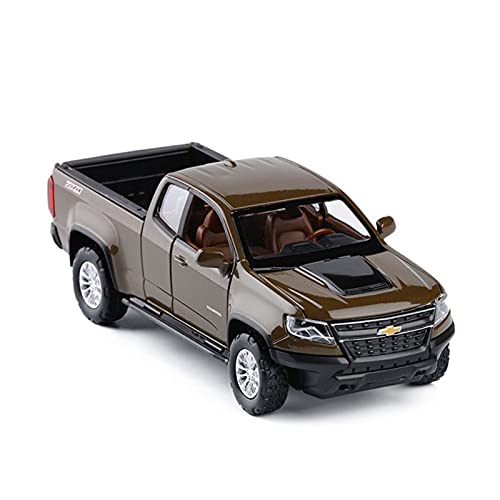 Für Chevrolet Colorado Pick Simulation Casting Auto Modell Spielzeug 1 32 Kind Zurückziehen Druckguss Fahrzeuge Modell(Blau) von TQMEAD